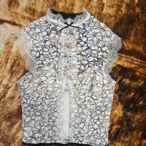 VICTORIA SECRET BUSTIER CORSET BRA SZ 36C BEAUTIFUL LACE! ❤️❤️❤️